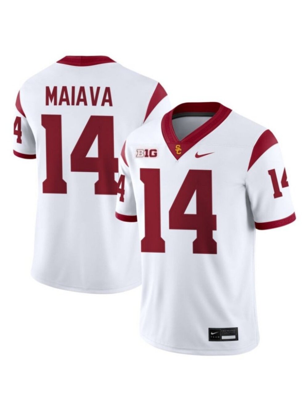 Kids Youths Jayden Maiava Stitched Jersey White Vapor